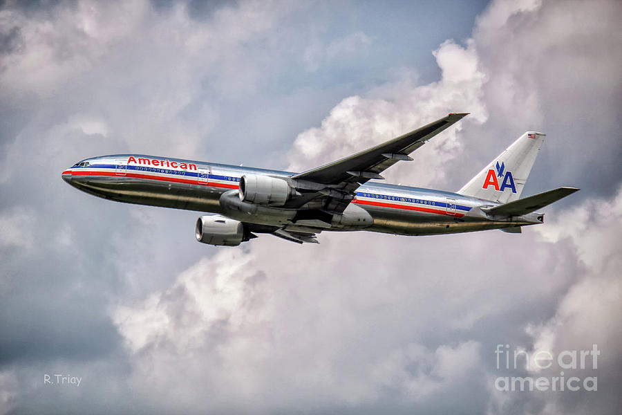 American Airlines Boeing 777 Photograph by Rene Triay FineArt Photos