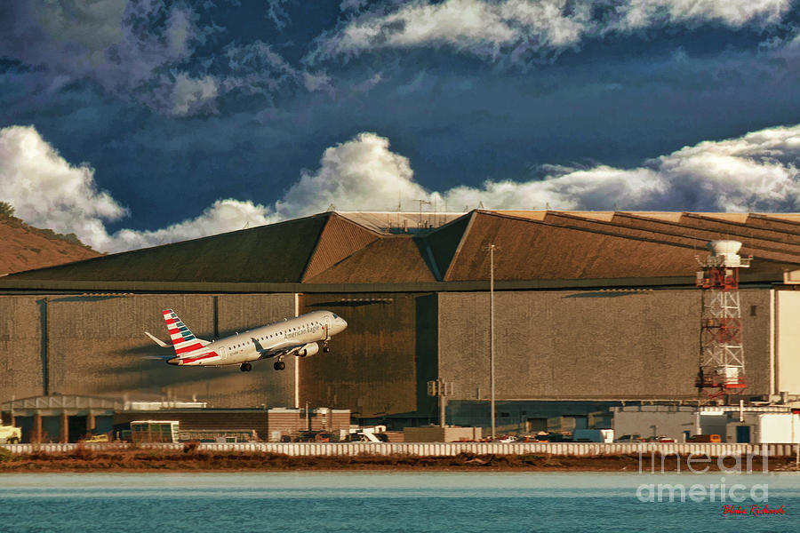 American Airlines SFO Take Off Photograph by Blake Richards