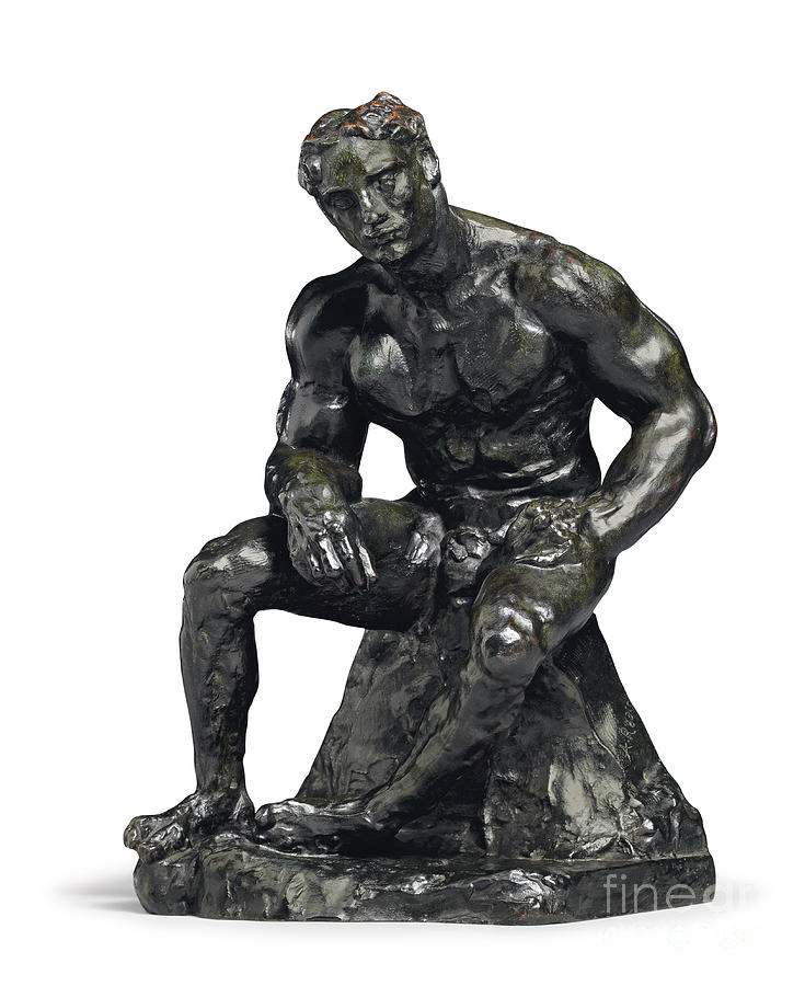American Athlete Sculpture by Auguste Rodin