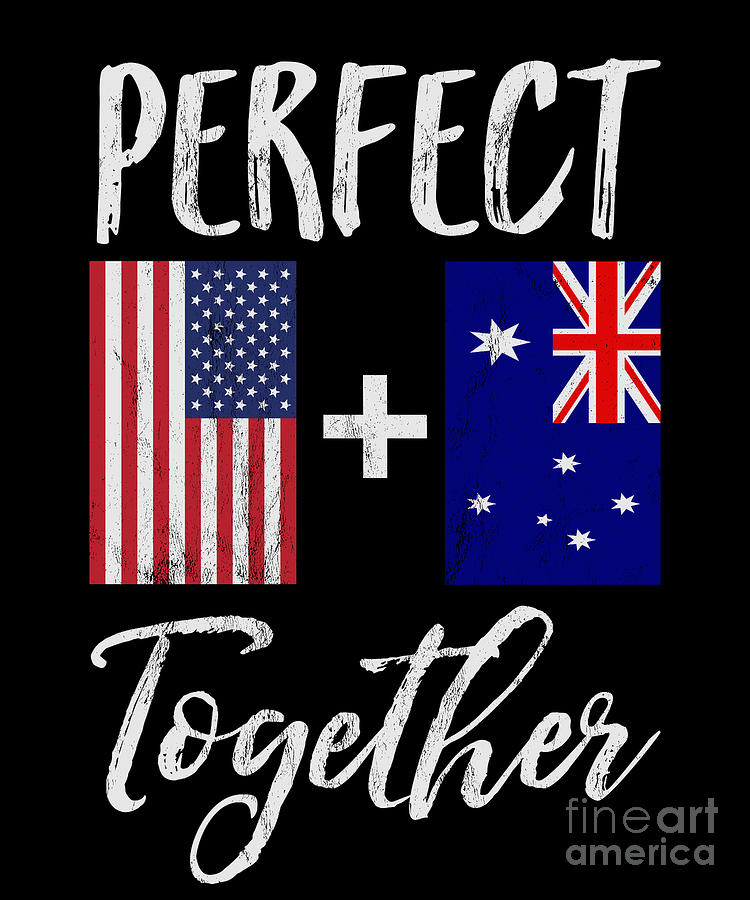 Perfect Together Flag Drawing by Noirty Designs