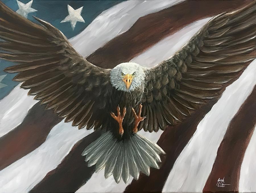 American Bald Eagle Painting by Joseph Cantin - Fine Art America