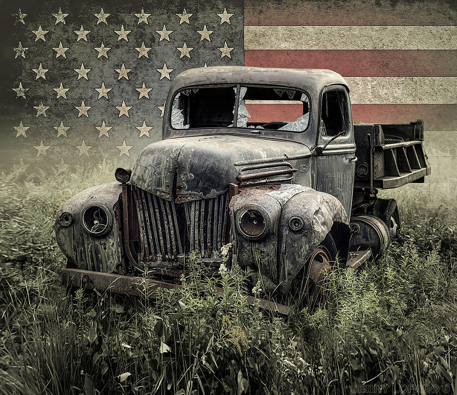 Pickup Truck Photograph - American Beauty 2 by Jerry LoFaro
