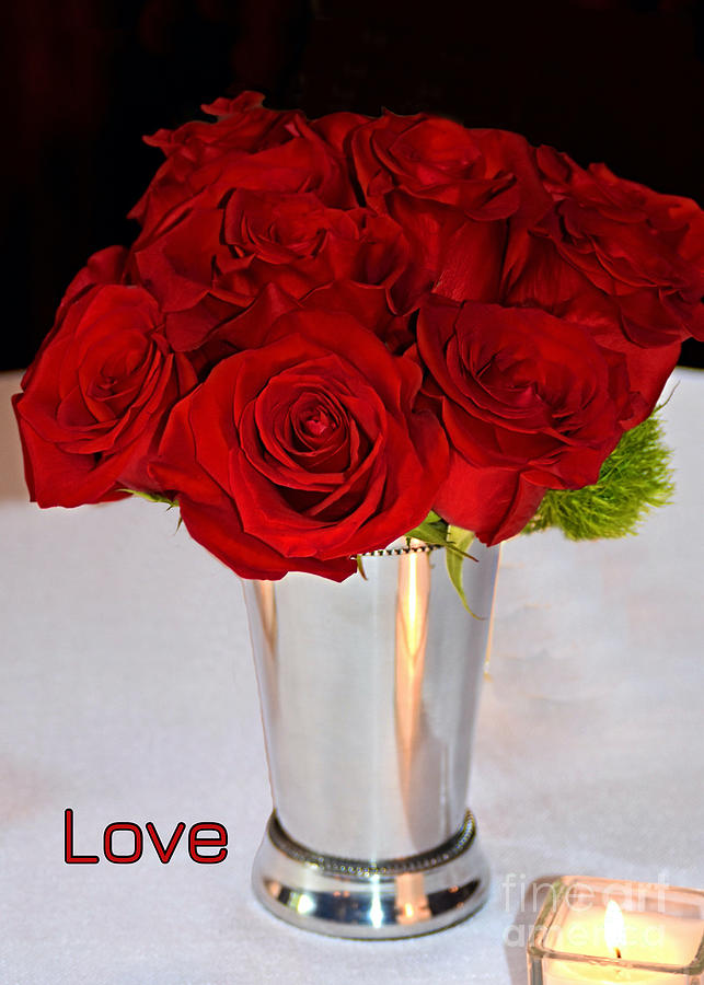 American Beauty Love Red Roses Photograph