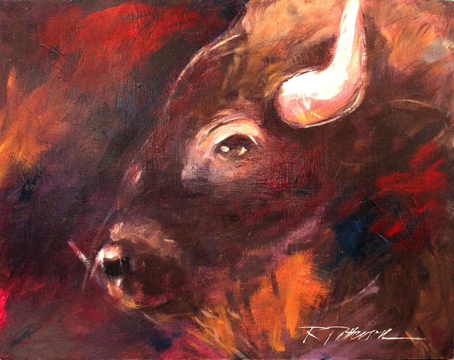 American Bison Painting by Ron Patterson - Fine Art America