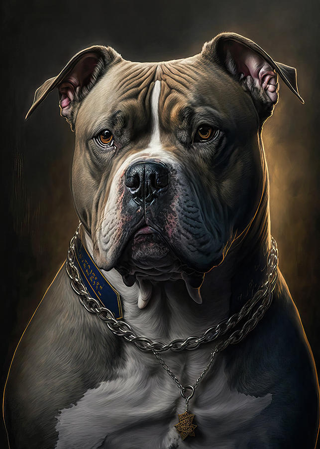 American Bully Digital Art by Harold Ninek - Fine Art America