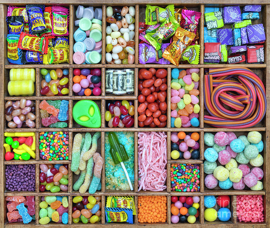American Candies Grid Photograph by Tim Gainey