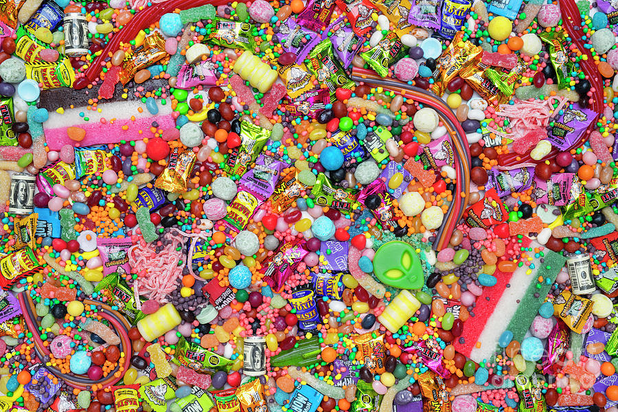 American Candies Pattern Photograph by Tim Gainey