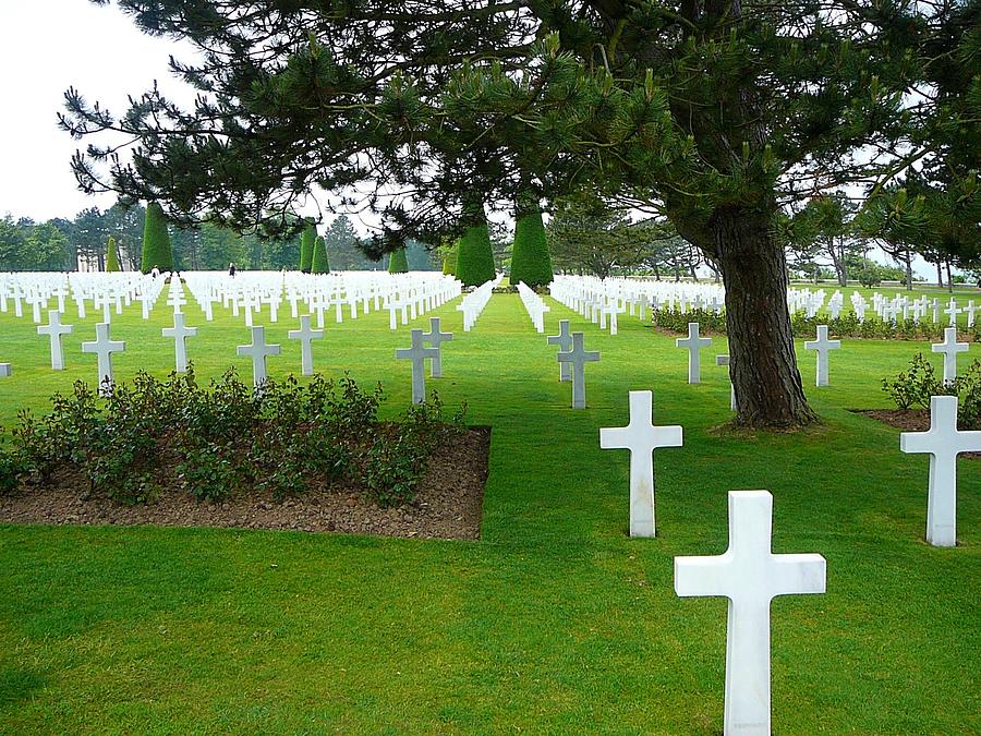 American Cemetery at Colleville-sur-Mer, France Photograph by Troy ...