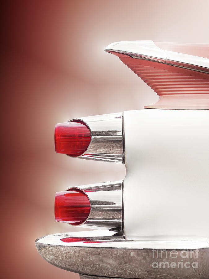 American classic car Coronet 1959 tail fin abstract Photograph by Beate Gube