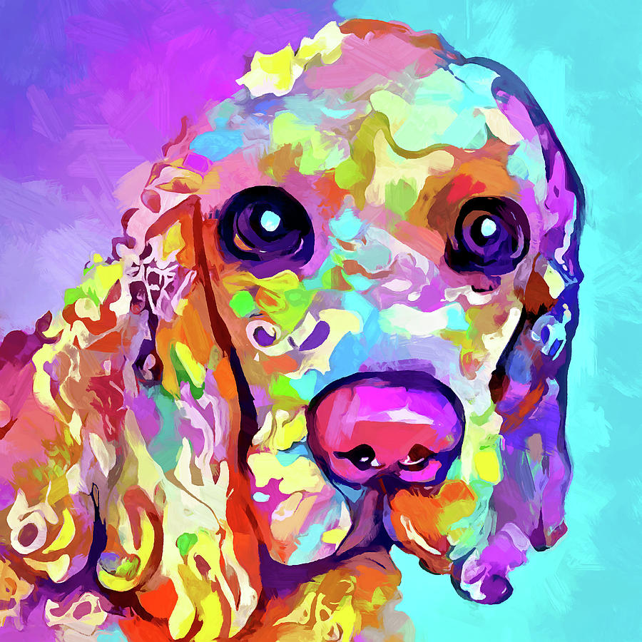 American Cocker Spaniel 6 Painting by Chris Butler
