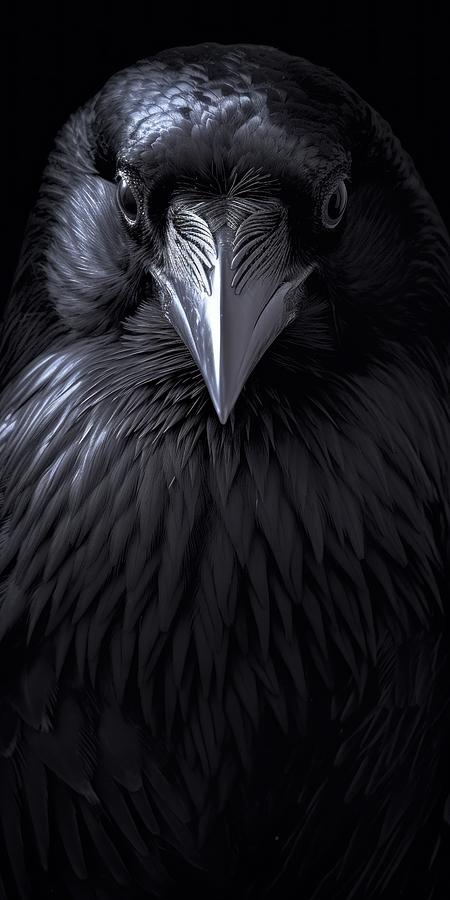 American Crow Digital Art by Oscar Machuca - Fine Art America