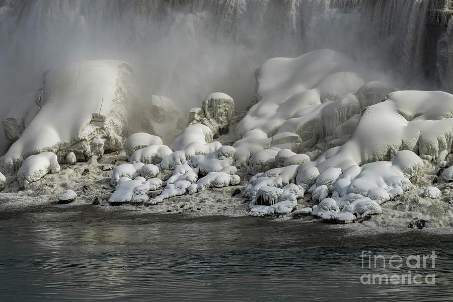 American Falls in Winter Photograph by JT Lewis