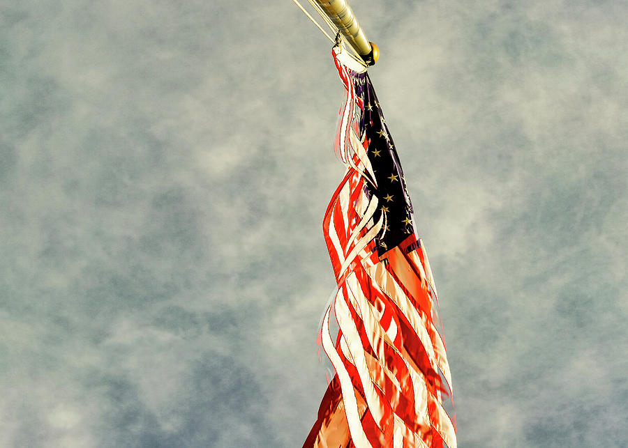 American Flag 6 Photograph by Amelia Pearn