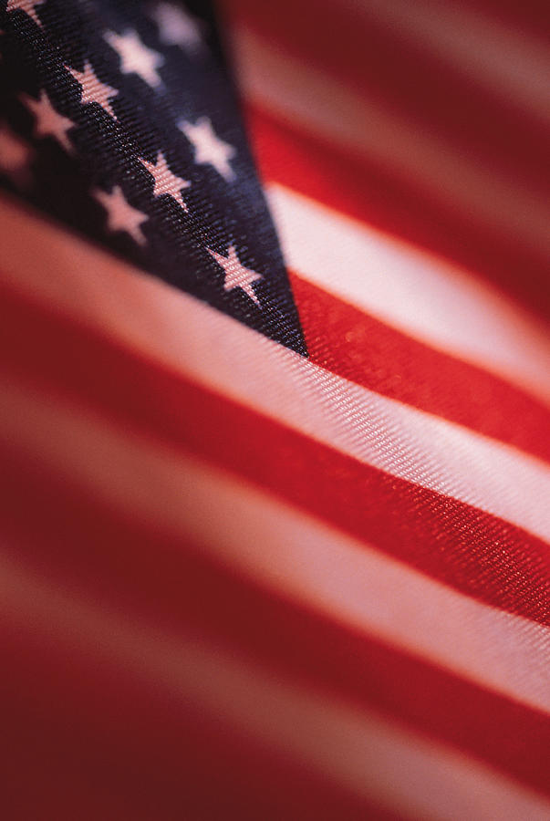 American flag Photograph by Comstock
