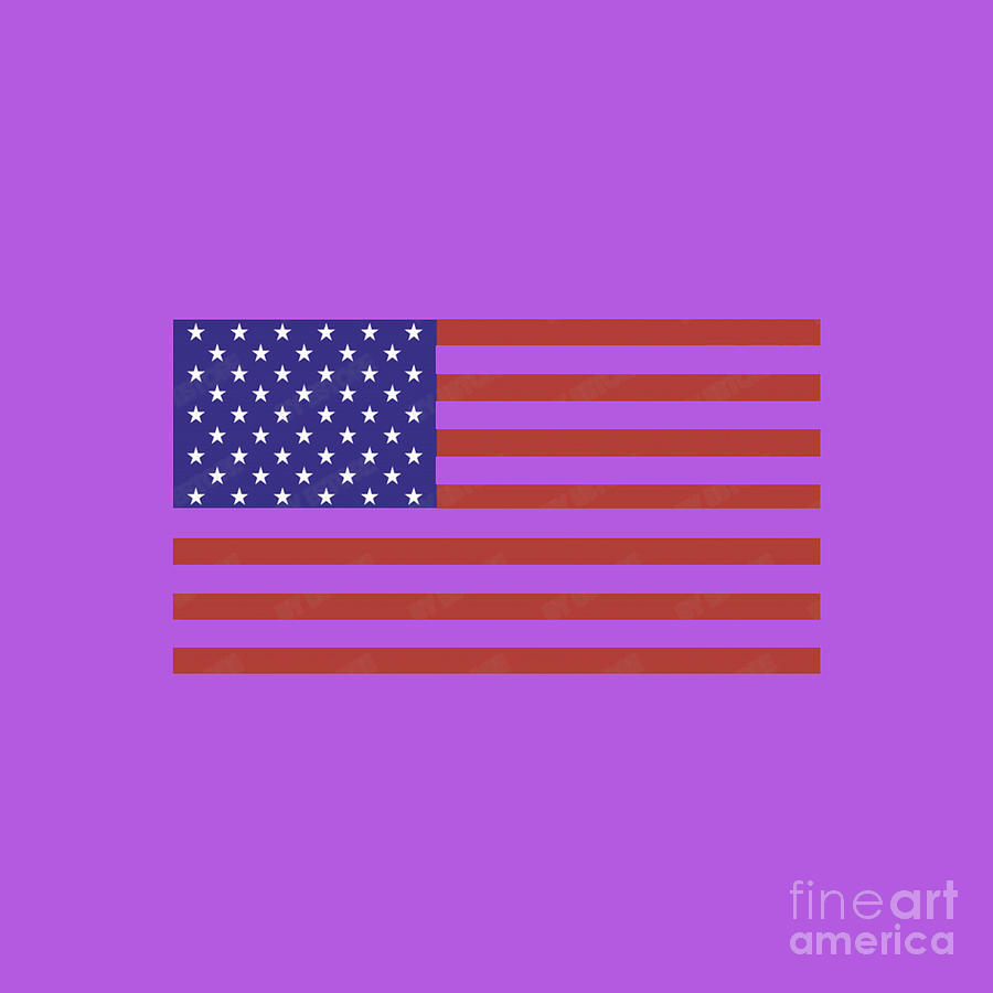 American Flag Drawing By Karen Yuliarti Fine Art America