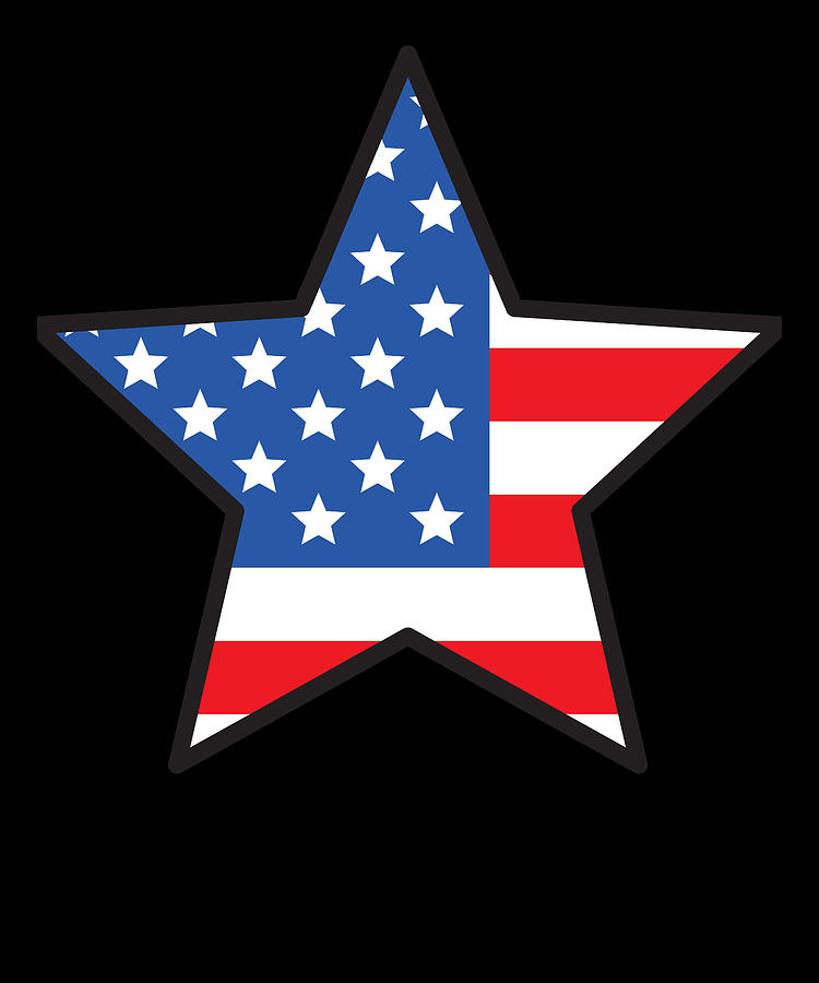 Star logo america emblem Royalty Free Vector Image