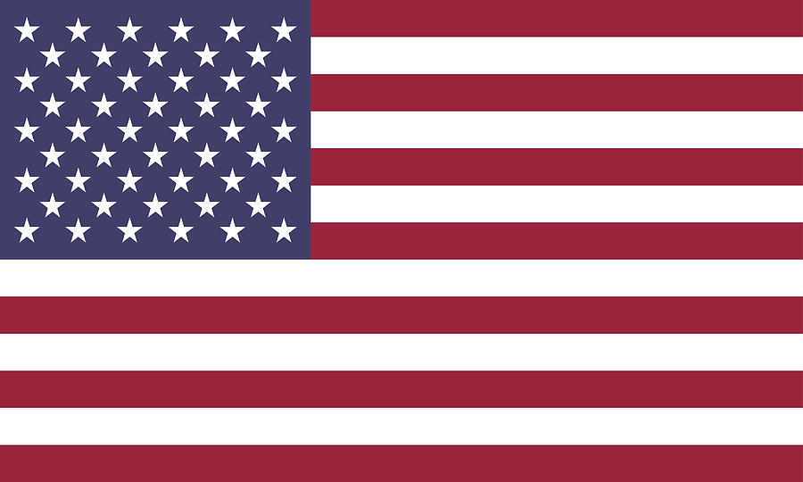 American Flag (Official Colors) Drawing by Leontura American Flag (Official Colors) Drawing by Leontura