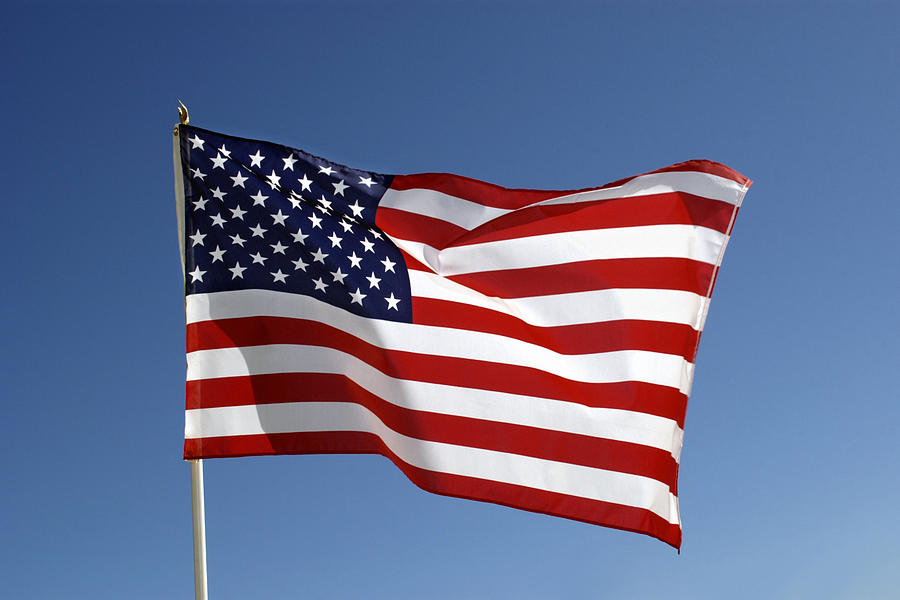American flag Photograph by Thinkstock Images