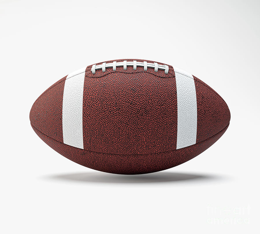 American Football Ball Digital Art