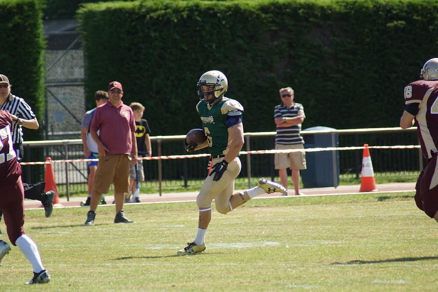 American football in the Uk Photograph by William G Watson