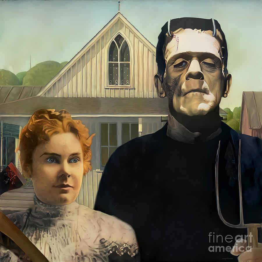 American Gothic Resurrection 20210723 v2 Photograph by Wingsdomain Art and Photography