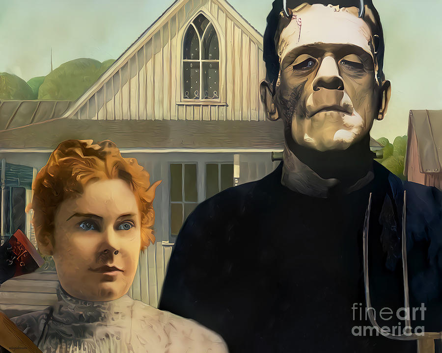 American Gothic Resurrection 20210723 v3 Photograph by Wingsdomain Art and Photography