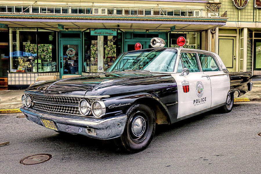 American Graffiti Cop Car Photograph by Tim Fleming - Fine Art America