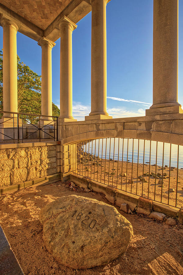 American History Plymouth Rock Photograph by Juergen Roth