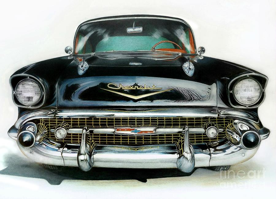 American Icon Drawing by David Neace