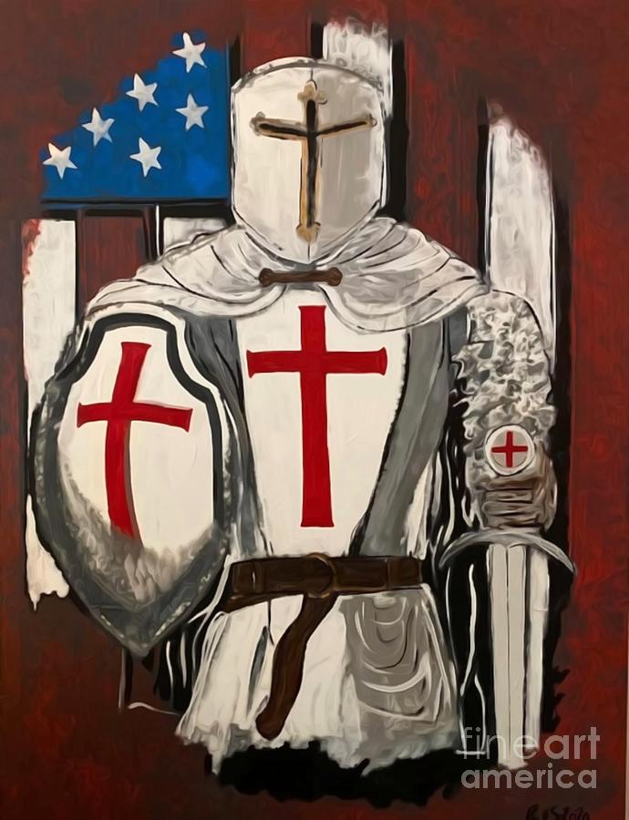 American knight Painting by Paul Brandwein Sr - Fine Art America