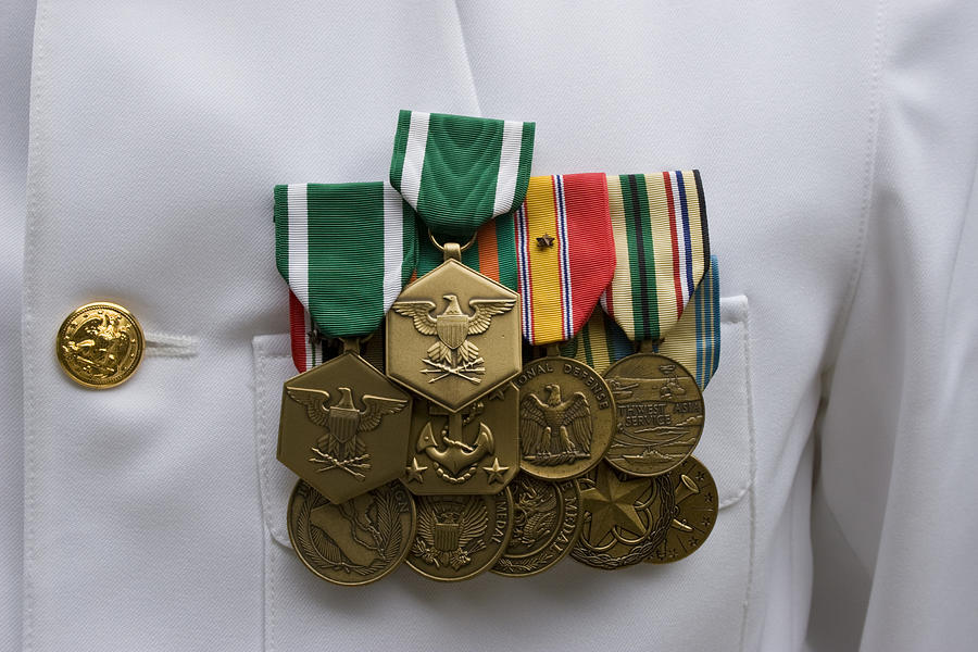 American Military Medals Photograph by Rafalkrakow