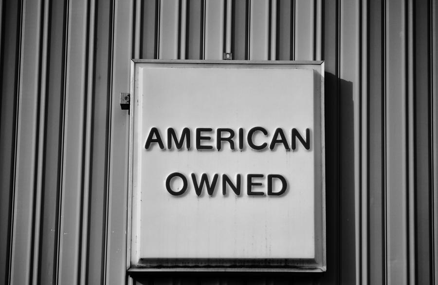 American Owned Photograph by Cynthia Guinn