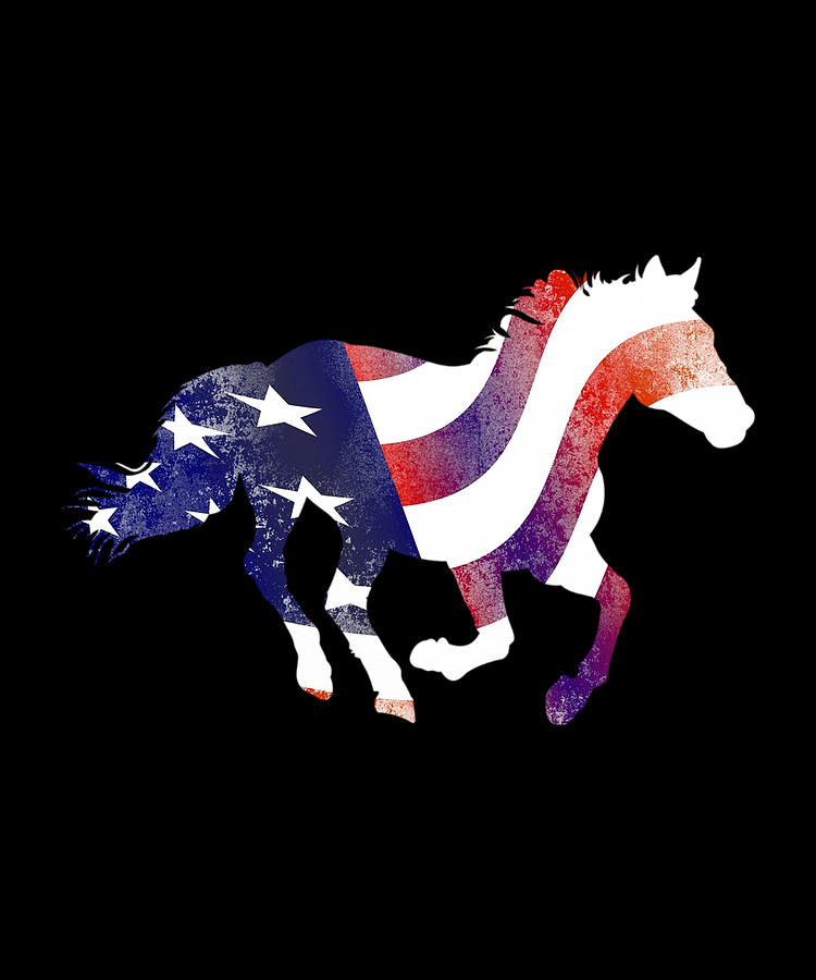 American Parotic Horse Digital Art by Sheri McLeroy