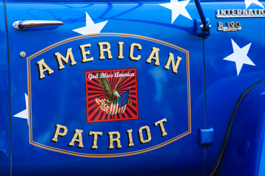 American Patriot Truck Photograph by Bonny Puckett
