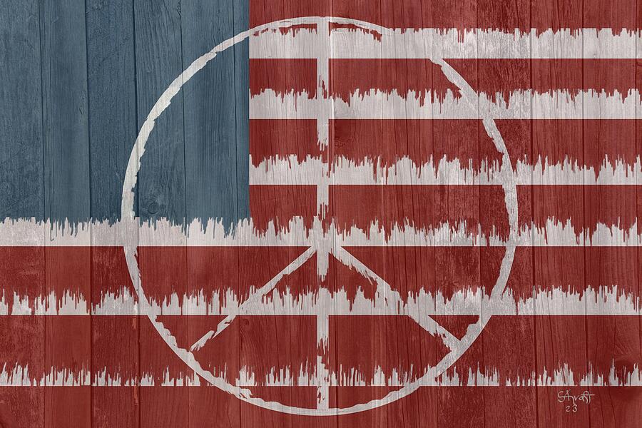 American Peace Painting by Sonja Kraft American Peace Painting by Sonja Kraft