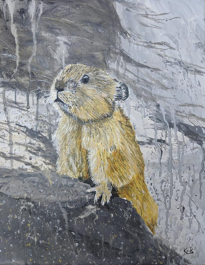 American Pika Painting by Kevin Daly