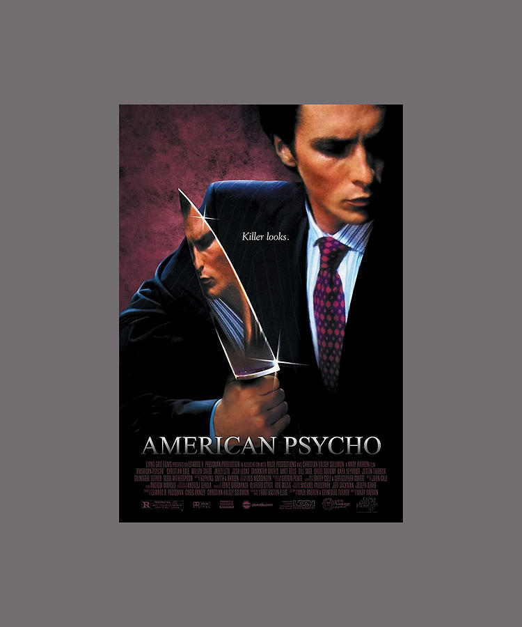 American Psycho Movie Cover Poster Classic cute Painting by Elliott Amy ...