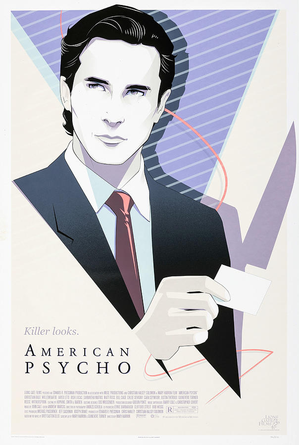 American Psycho Painting by Movie Posters - Fine Art America