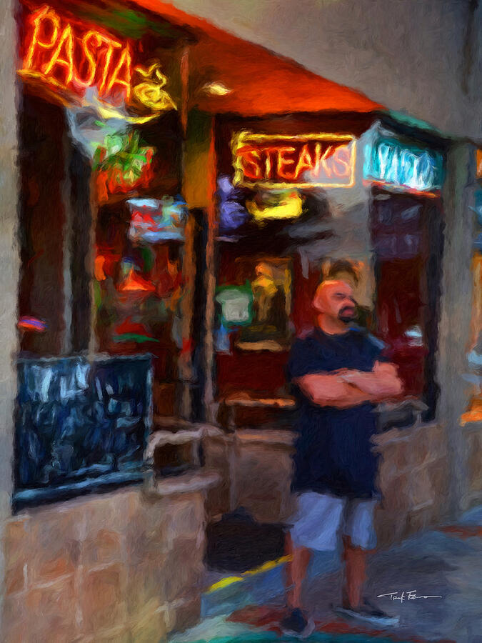 American Restaurant Painting by Trask Ferrero