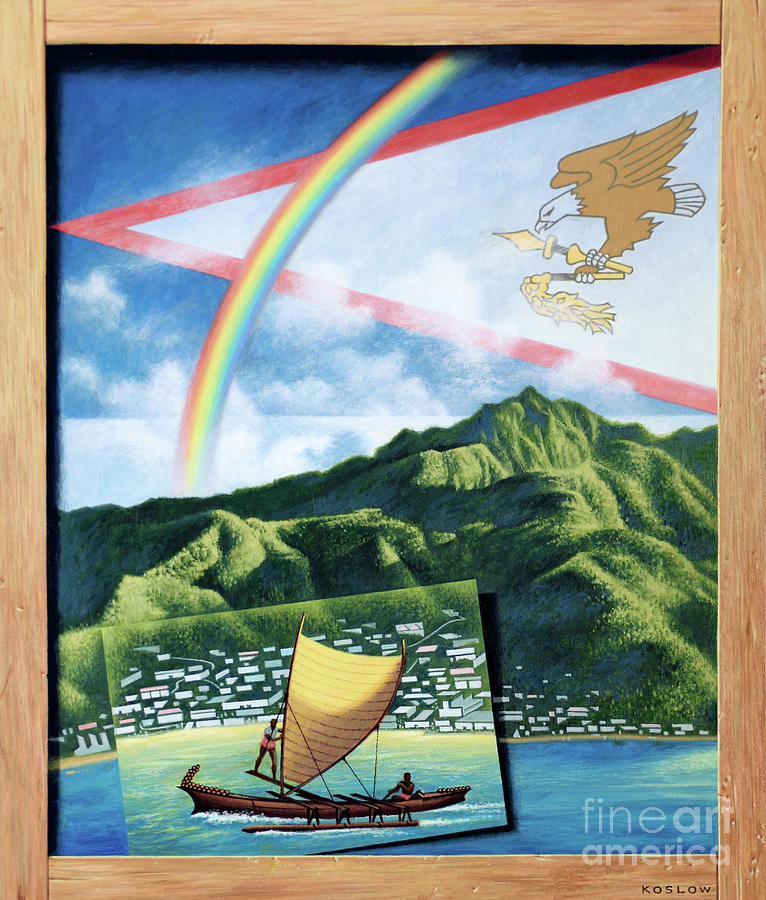 American Samoa Painting by Howard Koslow