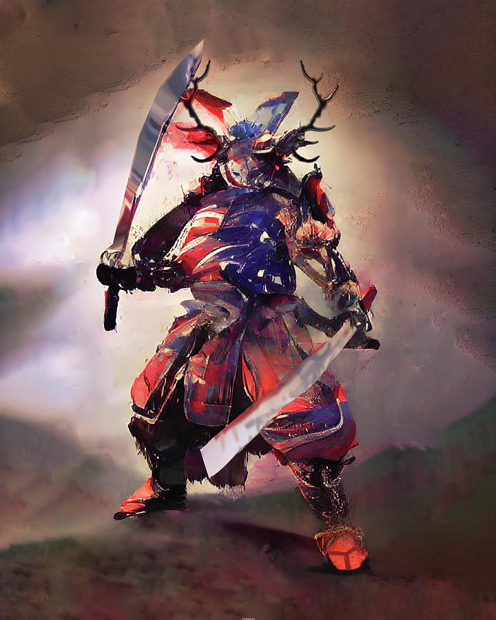 American Samurai Digital Art By Edward Gregory Negron - Fine Art America