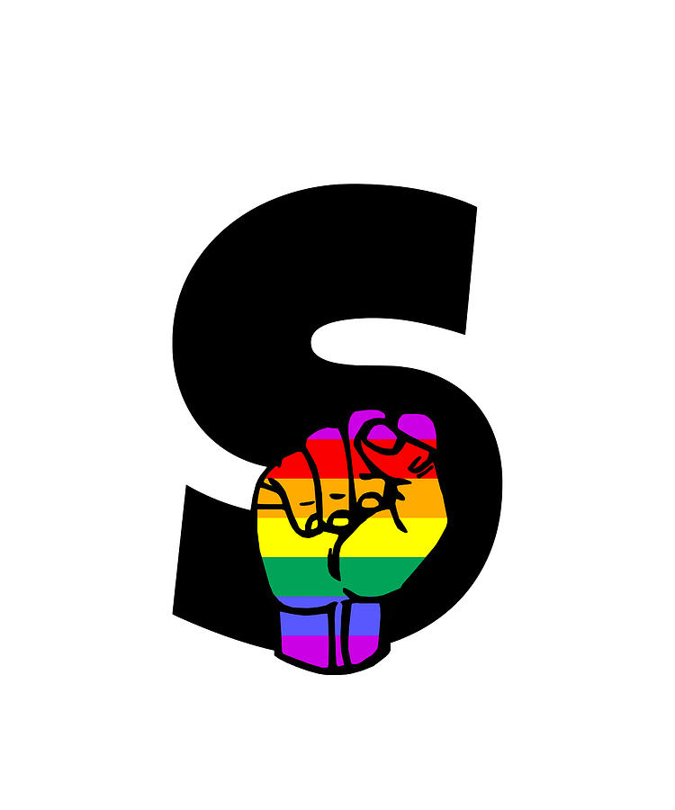 the letter s in rainbow