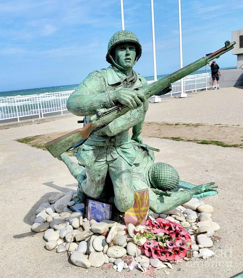 American Soldiers on Omaha Beach Photograph by Christy Gendalia - Pixels