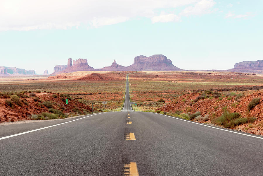 American West - Highway Monument Valley Photograph by Philippe HUGONNARD