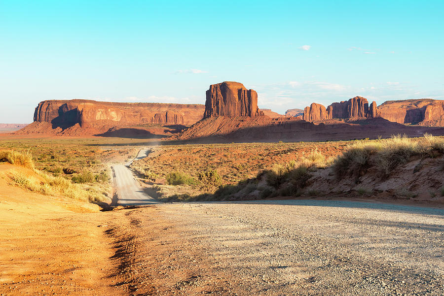 American West - Monument Valley Sunset Road Photograph by Philippe HUGONNARD