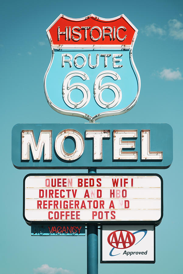 American West - Motel 66 Photograph by Philippe HUGONNARD