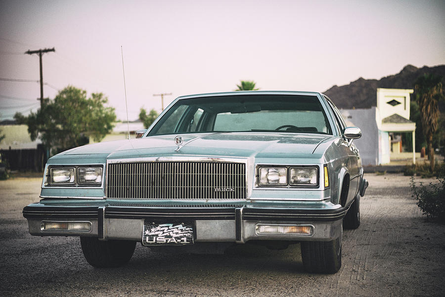 American West - US Buick Photograph by Philippe HUGONNARD