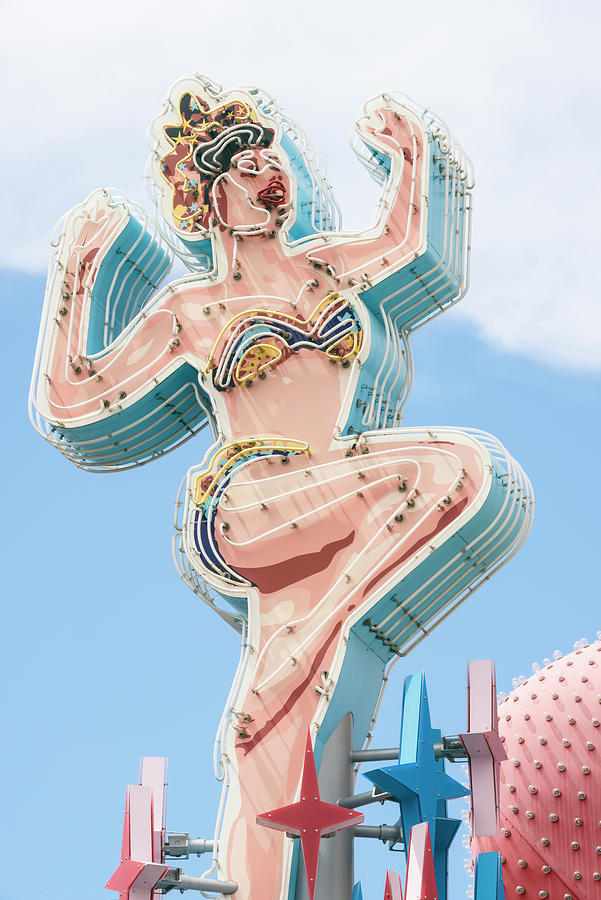 American West - Vegas Showgirl Photograph by Philippe HUGONNARD