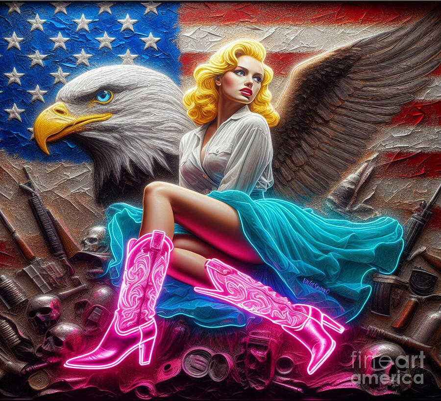 American Woman-fafo Digital Art