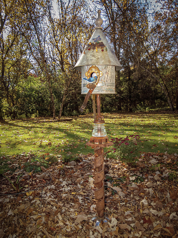 Americana Auger Birdhouse Photograph by Patti Deters